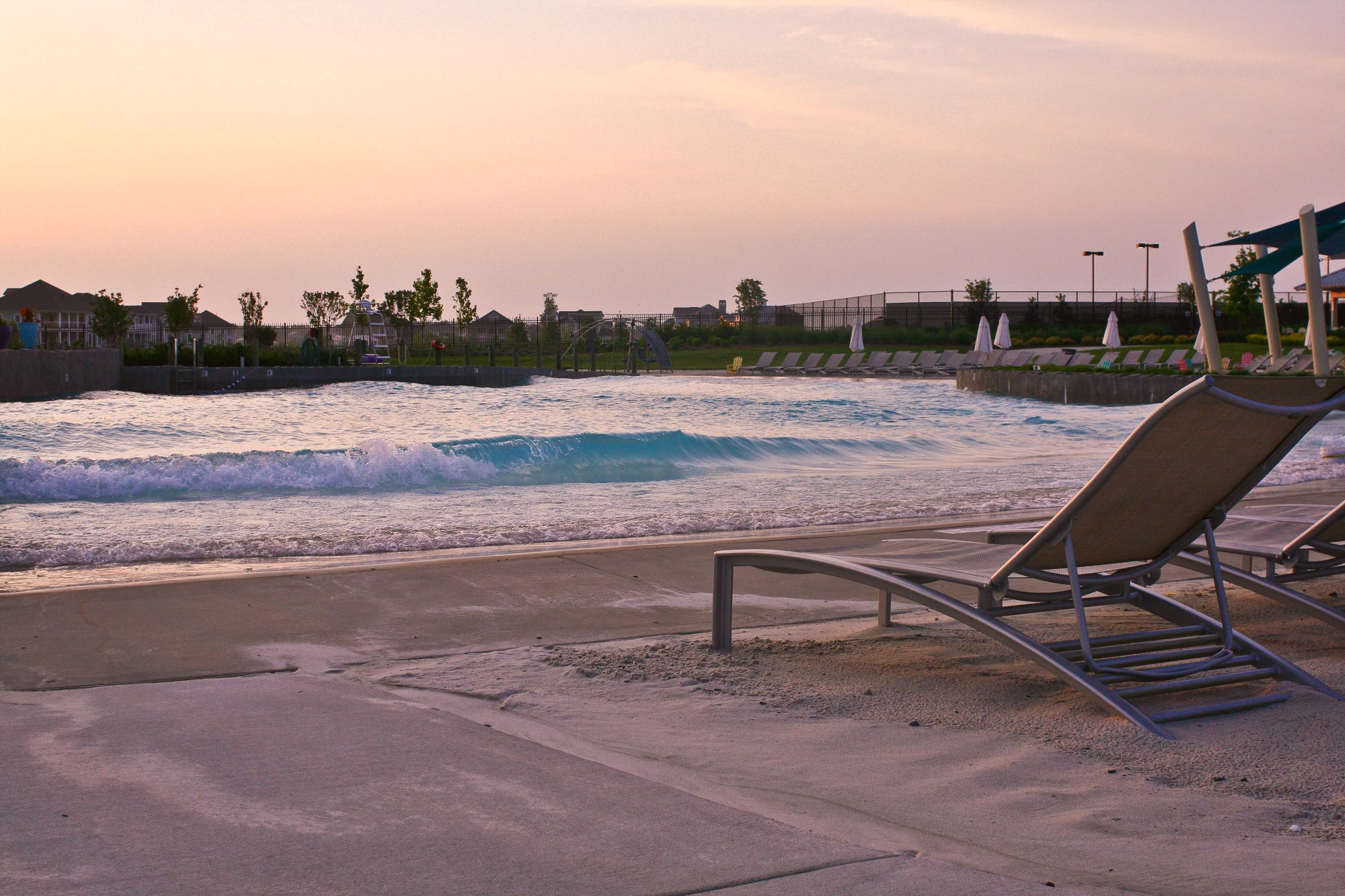 Wave Pool Evening